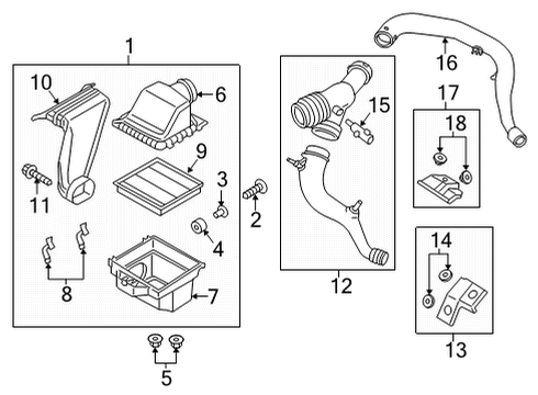 2024 Ford F-150 Air Intake Diagram 2 - Thumbnail