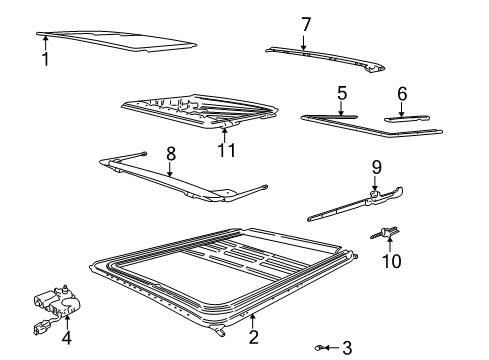 2000 Ford Explorer Moonroof Diagram