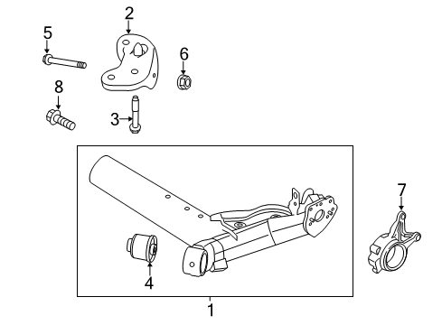 2018 Ford Fiesta Rear Suspension Components Diagram