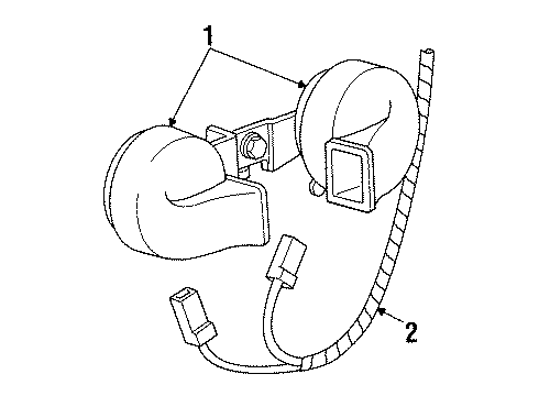 1995 Ford Crown Victoria Horn Diagram