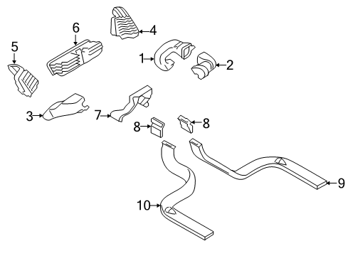 2018 Ford EcoSport Ducts Diagram