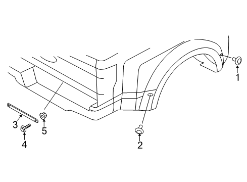 2017 Ford F-350 Super Duty Identification Lamps Diagram
