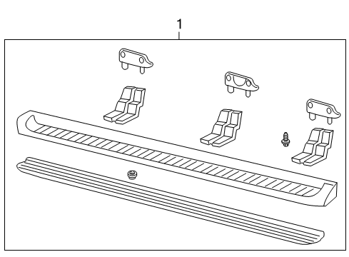 2004 Ford Explorer Running Board Diagram 4 - Thumbnail