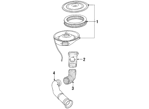 1986 Mercury Cougar Air Inlet Diagram