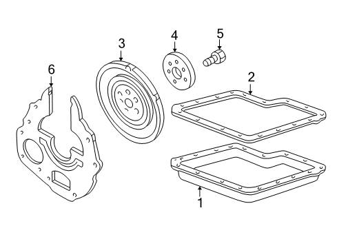 1999 Ford Ranger Drive Plate Diagram for E69Z-6375-A