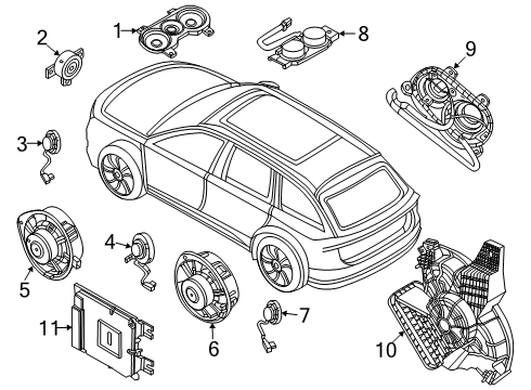 2024 Lincoln Nautilus Sound System Diagram