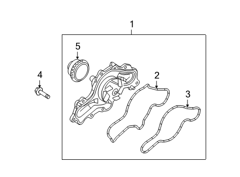 2008 Lincoln MKZ Water Pump Diagram