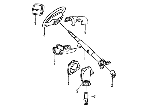 1993 Ford Festiva Switches Diagram 2 - Thumbnail