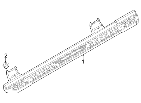 2024 Ford F-150 Running Board Diagram 6 - Thumbnail