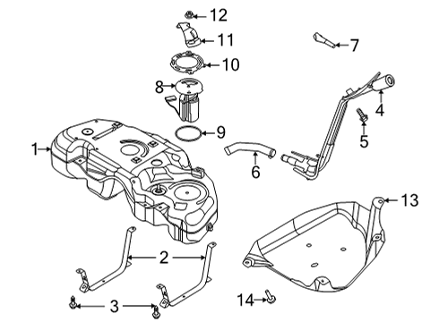 2024 Ford Bronco Sport Fuel Supply Diagram