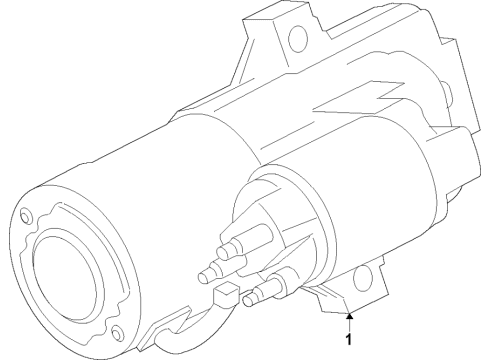 2020 Ford EcoSport Starter Diagram 3 - Thumbnail