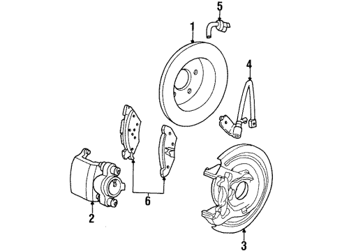 2000 Ford Crown Victoria Anti-Lock Brakes Diagram