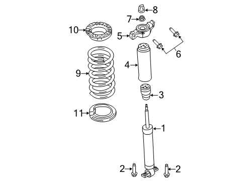 2016 Ford Mustang Shocks & Components Diagram 2 - Thumbnail