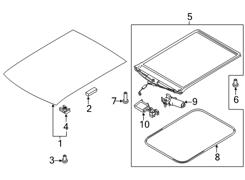 2017 Ford Transit Connect Sunroof Diagram
