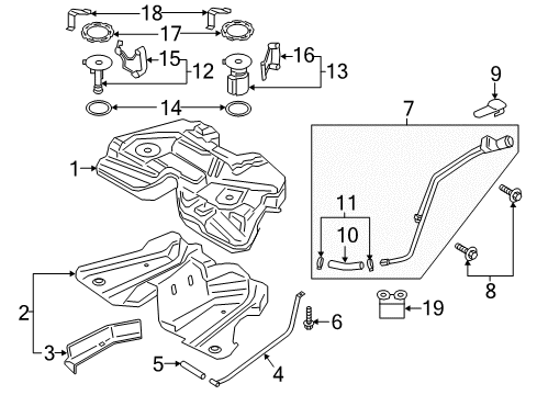 2018 Lincoln Continental Fuel Pump Relay Diagram for FU5Z-9D370-C