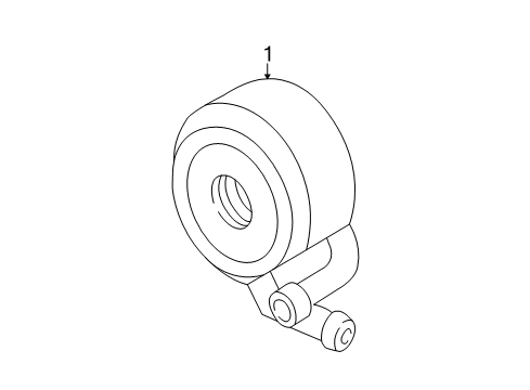 2007 Ford Escape Oil Cooler - Belts Diagram 3 - Thumbnail