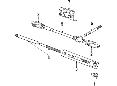 1984 Ford Escort Manual Steering Gear Diagram