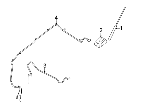 2015 Lincoln MKX Antenna & Radio Diagram 2 - Thumbnail