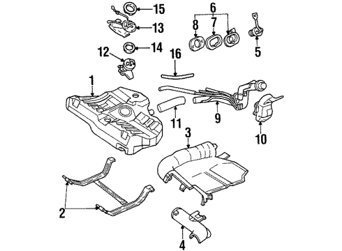 1999 Ford Escort Fuel Supply Diagram
