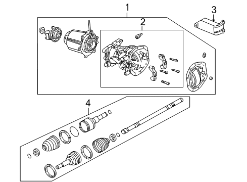 2006 Mercury Mariner Damper Diagram for YL8Z-4A263-AA