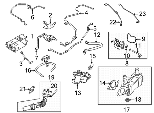 2025 Ford Escape Emission Components Diagram 2 - Thumbnail