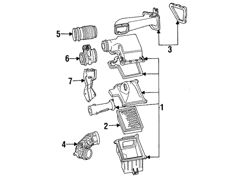 1995 Ford Taurus Filters Diagram 4 - Thumbnail