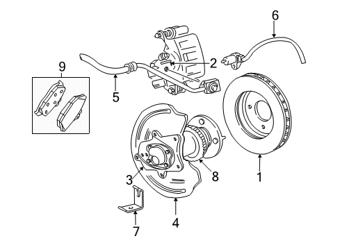 2002 Ford Mustang Anti-Lock Brakes Diagram