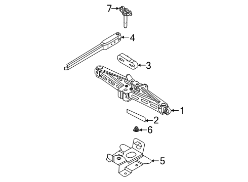 2024 Ford Escape Jack & Components Diagram 2 - Thumbnail