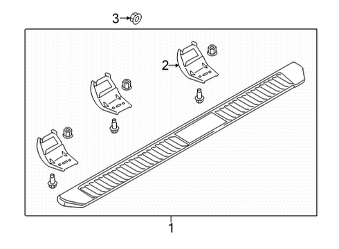 2024 Ford F-150 Running Board Diagram 16 - Thumbnail
