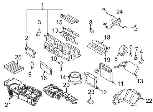 2012 Ford Fusion Blower Motor & Fan Diagram 2 - Thumbnail