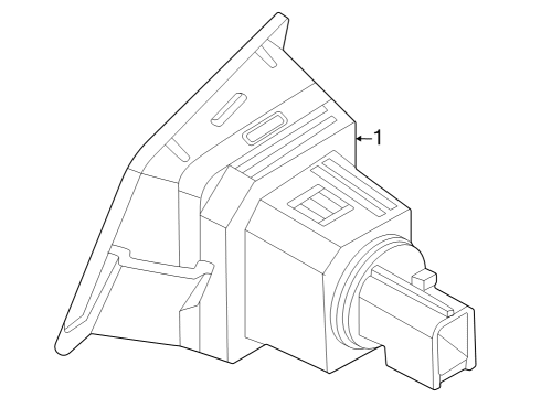 2025 Ford F-250 Super Duty License Lamps Diagram