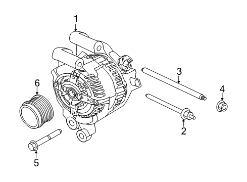 2016 Ford Fusion Alternator Diagram 2 - Thumbnail