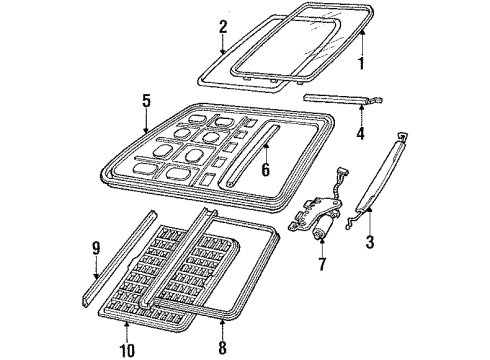1991 Ford Taurus Sunroof Diagram