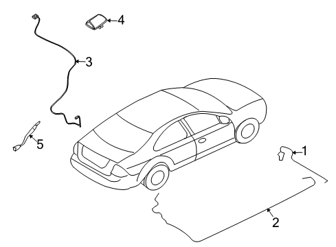 2006 Lincoln Zephyr Antenna & Radio Diagram 2 - Thumbnail