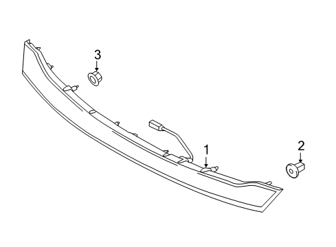 2017 Lincoln MKZ Reflector Diagram