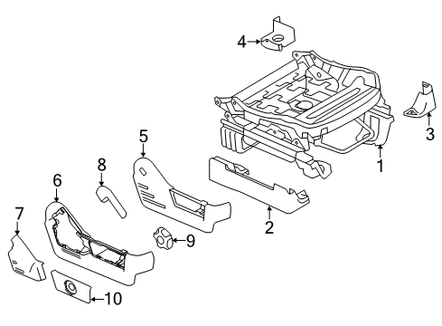 2011 Ford F-150 Tracks & Components Diagram 4 - Thumbnail