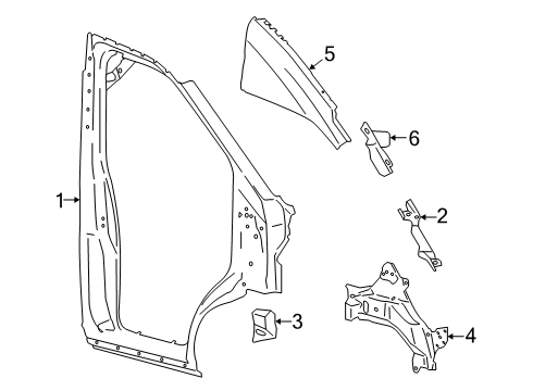 2025 Ford Transit-150 Aperture Panel Diagram