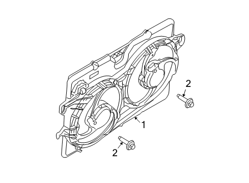 2012 Ford Escape Cooling Fan Diagram 3 - Thumbnail