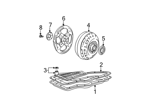 2000 Mercury Sable Transaxle Parts Diagram
