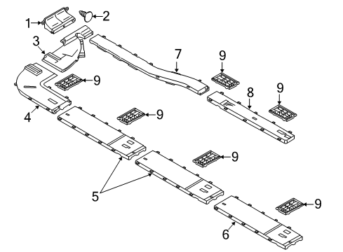 2017 Ford Transit-150 Ducts & Louver Diagram 6 - Thumbnail