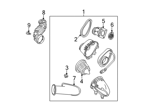 2004 Ford Mustang Filters Diagram 2 - Thumbnail