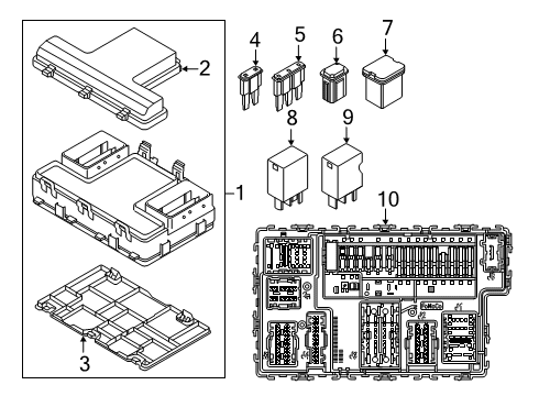 2020 Ford Ranger Electrical Components Diagram