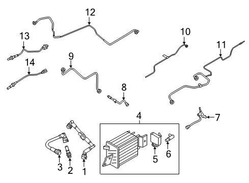 2025 Ford Expedition Sensor - Hego Diagram for RL1Z-9F472-A