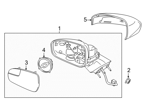 2016 Ford Fusion Mirrors - Body Diagram 2 - Thumbnail