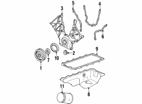 1996 Lincoln Continental Heating Unit Diagram for F8AZ-6A008-AA