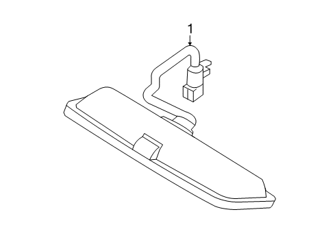 2013 Ford Explorer High Mount Lamps Diagram