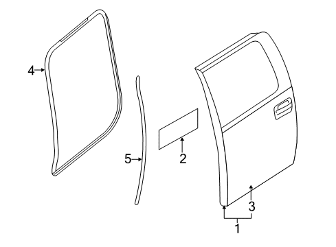 2014 Ford F-150 Door & Components Diagram 6 - Thumbnail