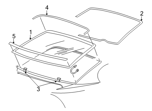 2001 Ford Mustang Reveal Moldings Diagram
