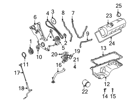 2000 Ford Mustang Filters Diagram 3 - Thumbnail
