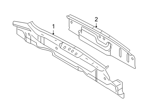 2019 Ford Flex Rear Body Diagram